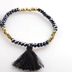 Black Tassel Bracelet